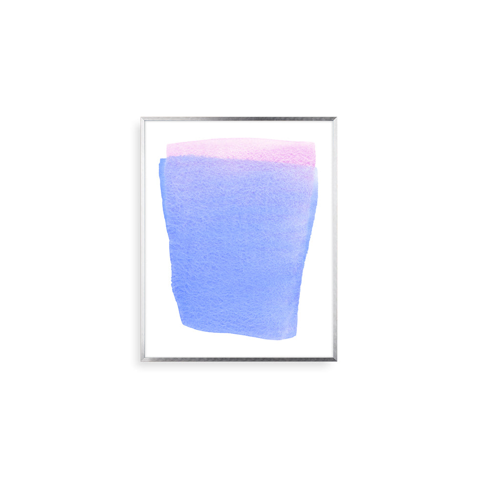 Pink within Blue | Print by Malissa Ryder