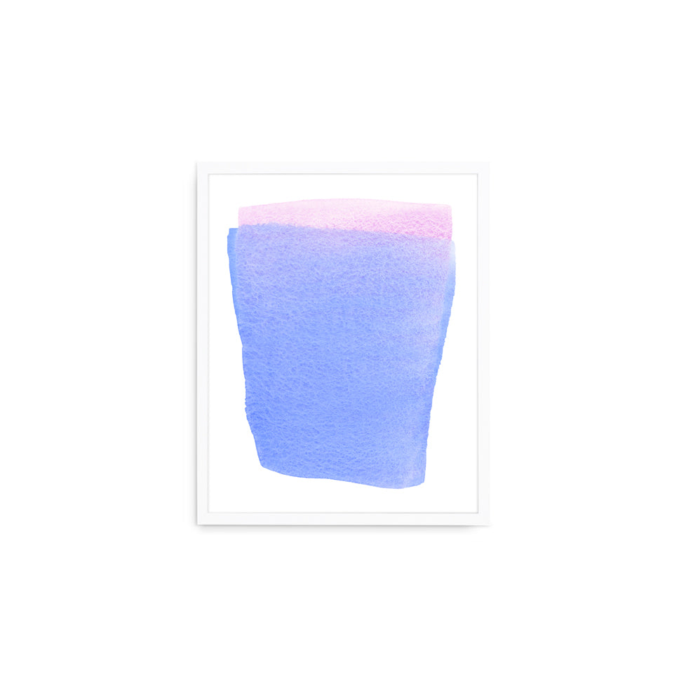 Pink within Blue | Print by Malissa Ryder