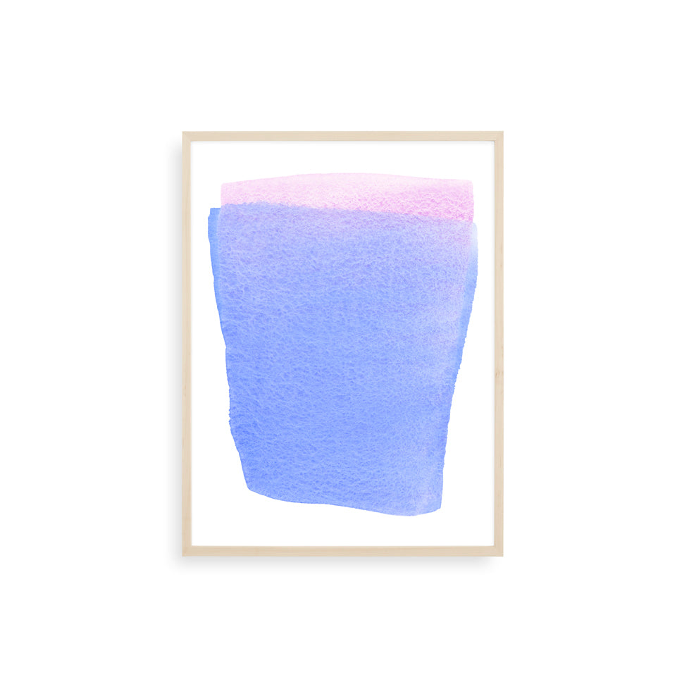Pink within Blue | Print by Malissa Ryder