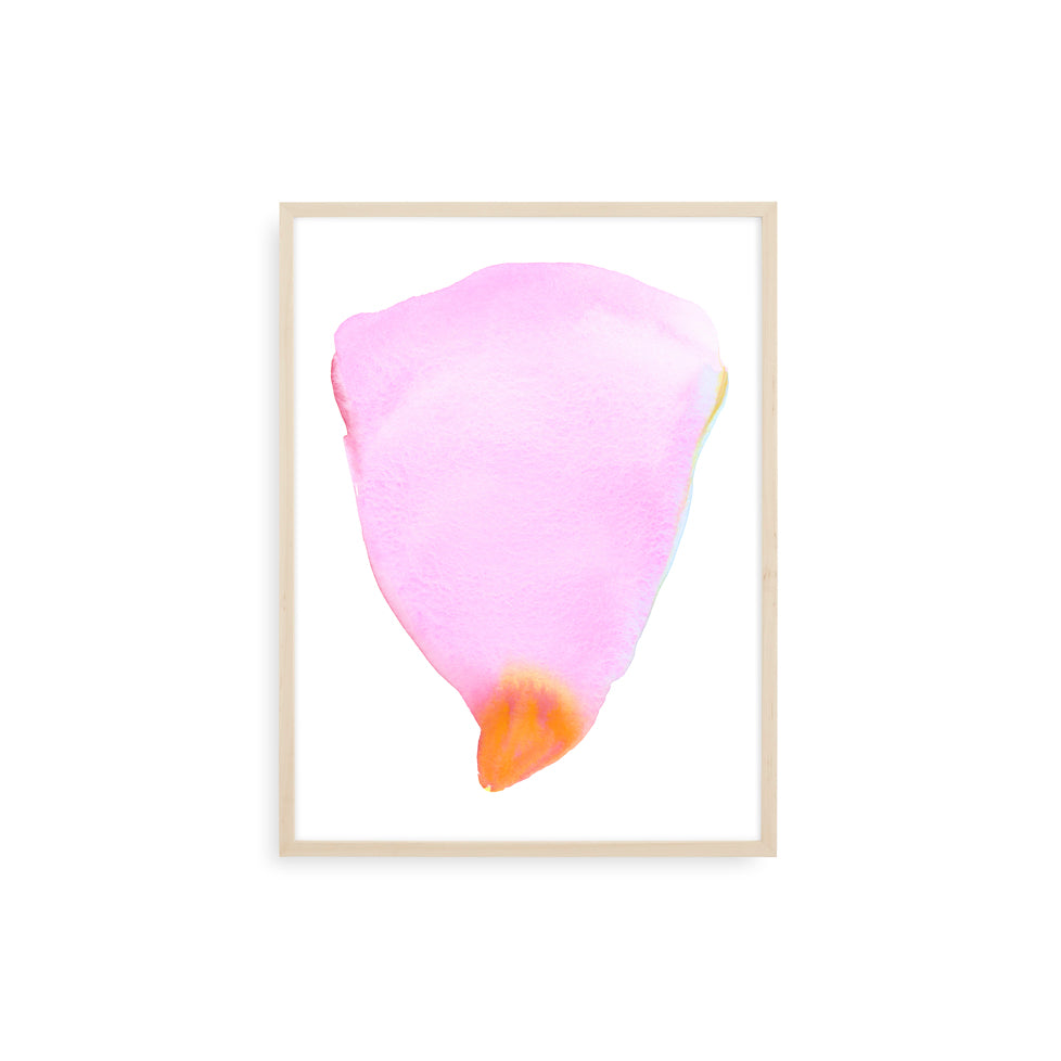 Pink Petal Form | Print by Malissa Ryder