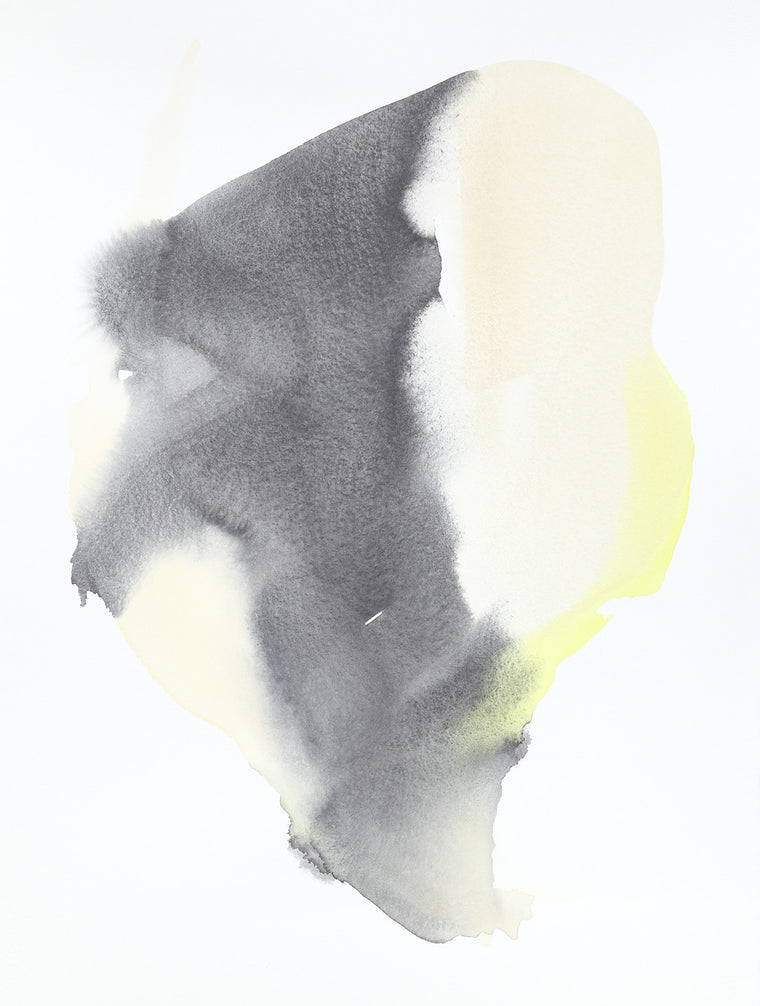 Earth Form, Greys | Watercolor by Malissa Ryder